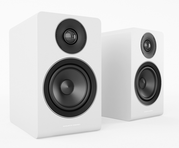Afbeelding van Acoustic Energy: AE100 boekenplank speakers (2 stuks) - Wit