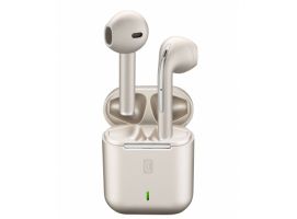 Cellularline: Tuck Bluetooth In-ear hoofdtelefoon - Wit/Zilver