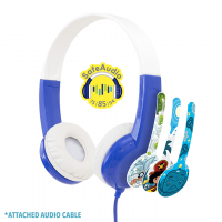 Buddyphones: Discover Over-Ear hoofdtelefoon KIDS - Blauw