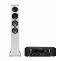 Marantz PM7000N High-end Stereo versterker + Definitive Technology Demand series D15 speakers - 2 stuks - Wit