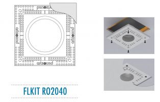 ArtSound: FLKIT RO2040 Flush Mount Kit voor RO2040 - Wit