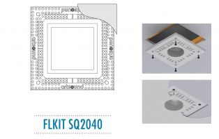 ArtSound: FLKIT SQ2040 Flush Mount Kit voor SQ2040 - Wit