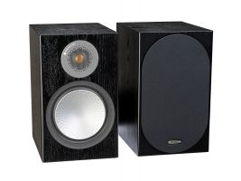 Monitor Audio: Silver 100 Boekenplank Speakers 2 stuks - Black Oak 