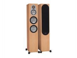 Monitor Audio: Silver 300 Vloerstaande Speakers 2 stuks - Natural Oak