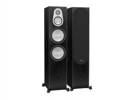 Monitor Audio: Silver 500 Vloerstaande Speakers 2 stuks - Black Oak