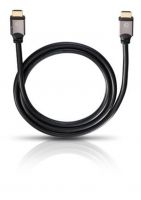 Oehlbach: Black Magic HDMI-kabel w. Ethernet - 0,75 meter