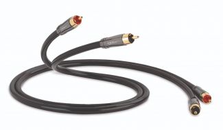 QED: Performance Audio 40 RCA Tulp Kabel 0,6 Meter - Zwart 