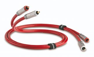 QED: Reference Audio 40 RCA Tulp Kabel 1,0 Meter - Rood