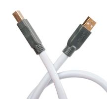 Supra: USB 2 Meter Usb kabel - Wit 