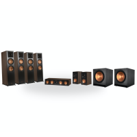 Klipsch: RP-8060FA 7.2.4 DOLBY ATMOS® HOME THEATER SYSTEM - Walnoot