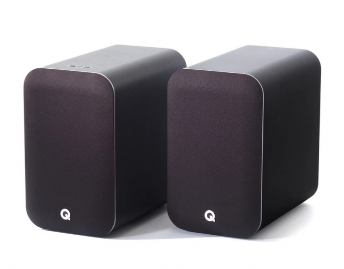expositie Renovatie stoeprand Doublepoint: Q Acoustics M20 Actieve speakers - zwart