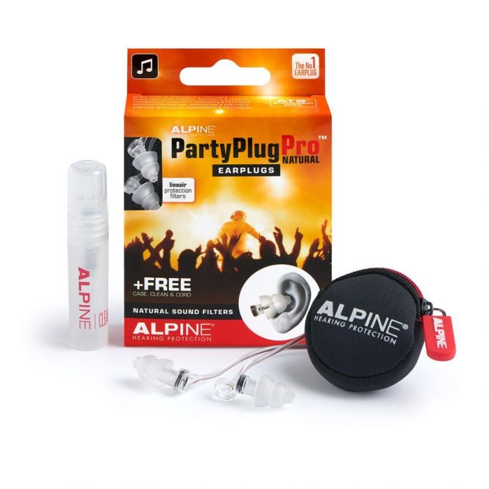 Klant Patriottisch Dicteren Doublepoint: Alpine PartyPlug Pro Natural Earplugs / Oordoppen - Transparant
