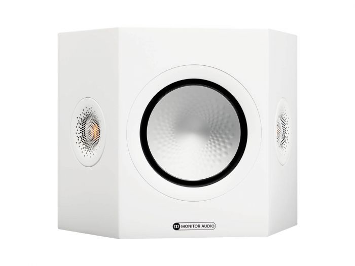 Doublepoint: Monitor Audio Silver Surround speakers - 2 - Satin White