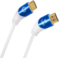 Oehlbach: Ultra high-speed HDMI kabel 40°-stekker - 1.0M - Wit