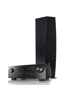 Doubledeal: Denon Avr-s650H receiver + Jamo C95II speakers (2stuks) - Zwart