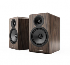 Acoustic Energy: AE100.2 boekenplank speakers - 2 stuks - Walnoot