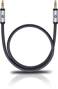 Oehlbach: i-Connect Jackplug Aansluitkabel 3,5mm - 3 meter - Zwart