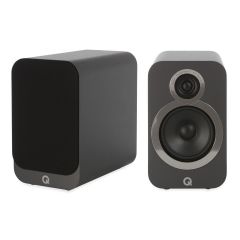 Seconddeal: Q Acoustics 3020i Boekenplank Speakers 2 Stuks - Graphite Grey