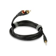 QED: Connect 3,5mm Jack naar phono kabel - 0,75 meter