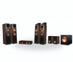 Klipsch: RP-8060FA 7.1.4 DOLBY ATMOS® HOME THEATER SYSTEM - Walnoot