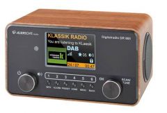 Albrecht: DR 865 Senior Stereo Radio - Walnoot