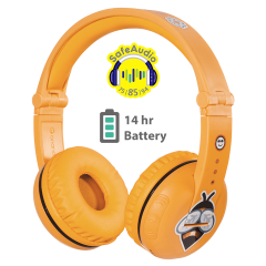 Buddyphones: Play Over-ear BT hoofdtelefoon - Geel