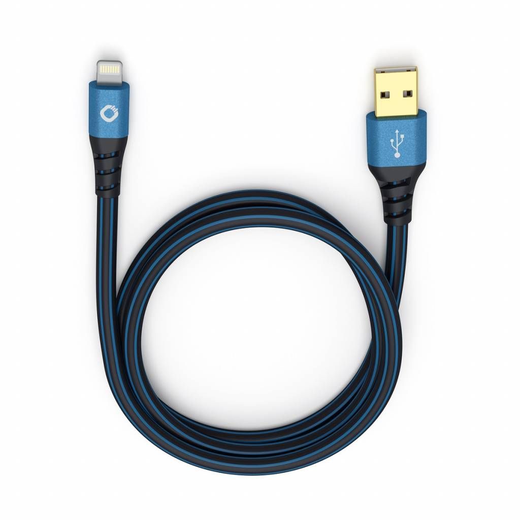 Oehlbach: USB Plus USB-A naar Apple Lightning 3,00 meter